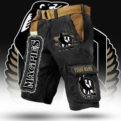 AFL Custom Name Premium Cargo Short Pants Gifts For Fans - Limited Edi