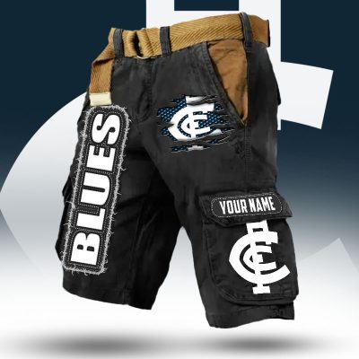AFL Custom Name Premium Cargo Short Pants Gifts For Fans - Limited Edi
