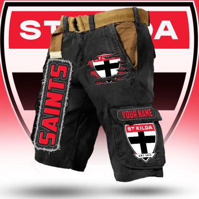 AFL Custom Name Premium Cargo Short Pants Gifts For Fans - Limited Edi