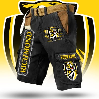 AFL Custom Name Premium Cargo Short Pants Gifts For Fans - Limited Edi
