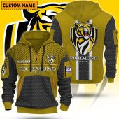 AFL Custom Name Half-zip Hoodie Gifts For Fans - Limited Edition