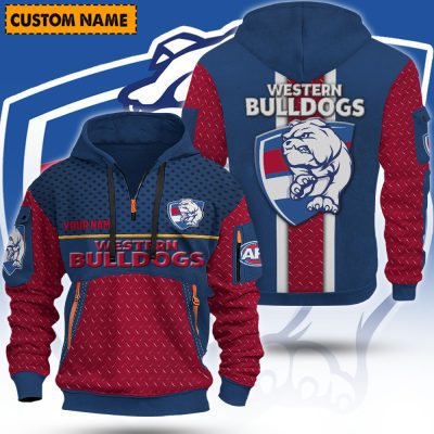AFL Custom Name Half-zip Hoodie Gifts For Fans - Limited Edition