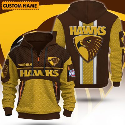 AFL Custom Name Half-zip Hoodie Gifts For Fans - Limited Edition