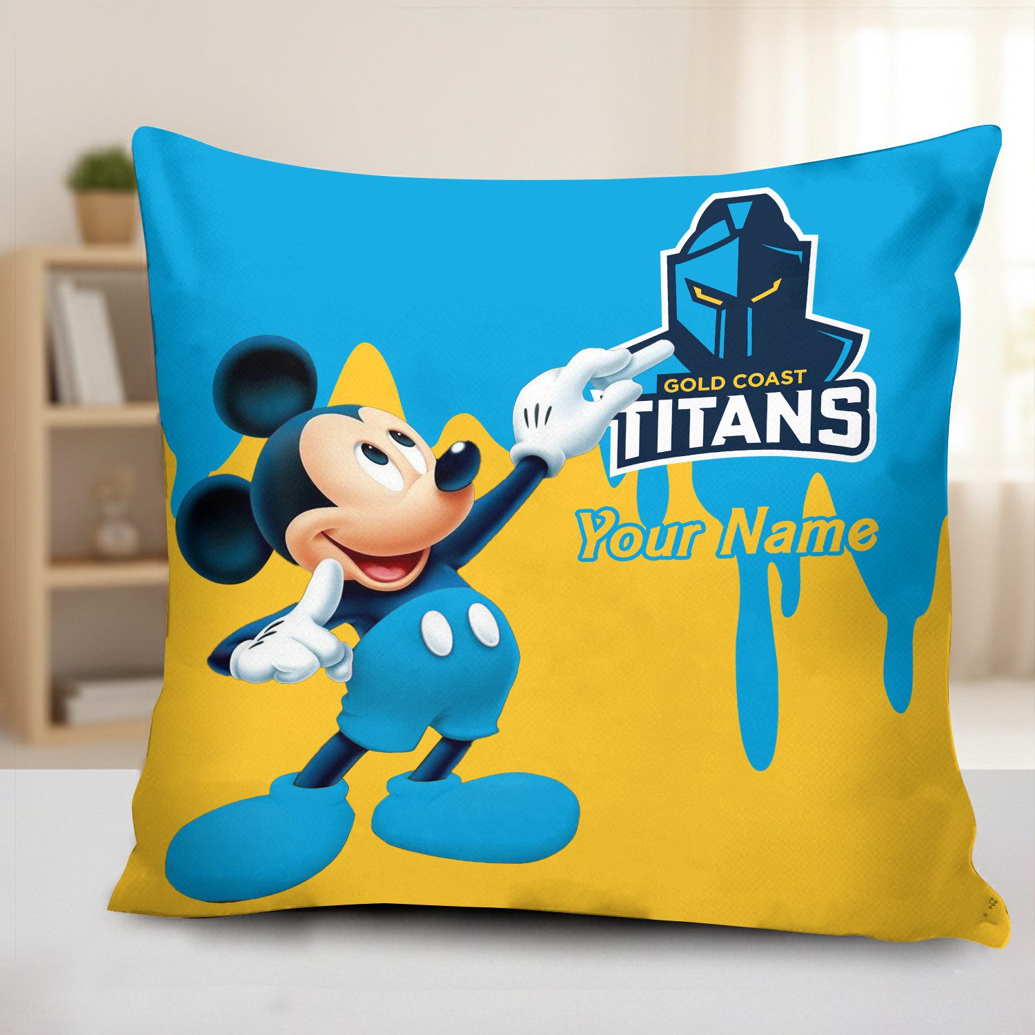NRL Custom Name Pillow Cover Gifts For Fans Limited Edition NRL Custom Name Pillow Cover Gifts For Fans Limited Edition