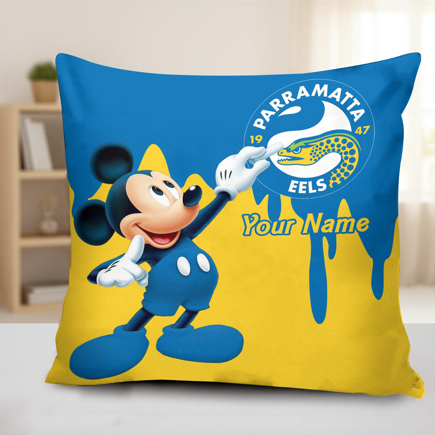 NRL Custom Name Pillow Cover Gifts For Fans Limited Edition NRL Custom Name Pillow Cover Gifts For Fans Limited Edition