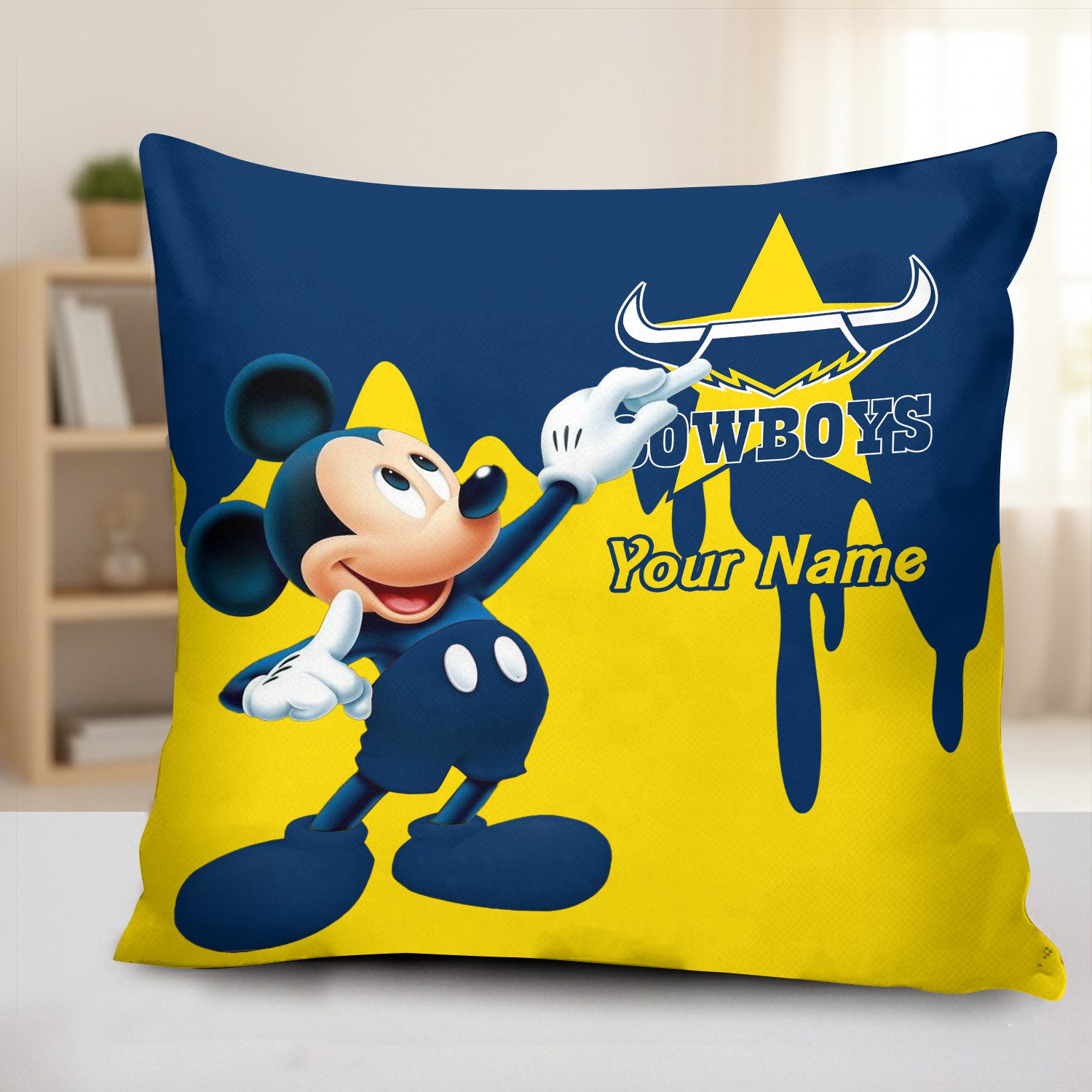 NRL Custom Name Pillow Cover Gifts For Fans Limited Edition NRL Custom Name Pillow Cover Gifts For Fans Limited Edition