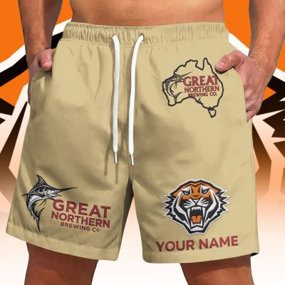 NRL x Great Northern Beer Short Pants Custom Name Gifts For Fans - Lim