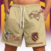 NRL x Great Northern Beer Short Pants Custom Name Gifts For Fans - Lim