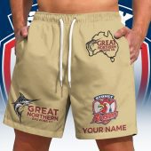 NRL x Great Northern Beer Short Pants Custom Name Gifts For Fans - Lim
