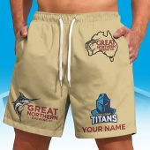 NRL x Great Northern Beer Short Pants Custom Name Gifts For Fans - Lim