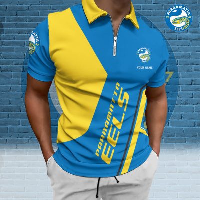 NRL Zip Polo Custom Name Gifts For Fans - Limited Edition