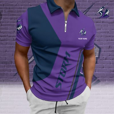 NRL Zip Polo Custom Name Gifts For Fans - Limited Edition