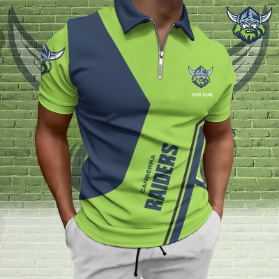 NRL Zip Polo Custom Name Gifts For Fans - Limited Edition