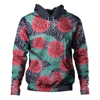 Australia Aboriginal Hoodie - Australian Hakea Flower Artwork Hoodie