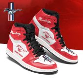 Ford Mustang Red Air Jordan 1 High Sneakers