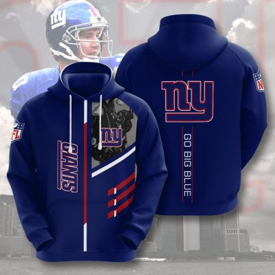 NFL New York Giants Go Big Blue Pullover Hoodie