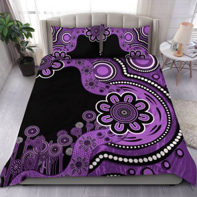 Australia Bedding Set Aboriginal Indigenous Dot Painting