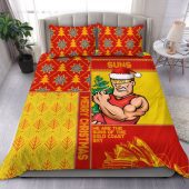 Gold Coast SUNS Bedding Set Christmas Magic Knit Style Winter Glow
