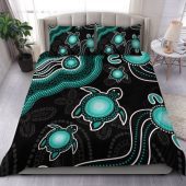 Australia Bedding Set Aboriginal Turtle Dreaming Journey Featuring Dot Art