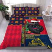 Adelaide Crows Bedding Set Christmas Magic Knit Style Winter Glow