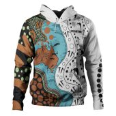 Australia Aboriginal Custom Hoodie - Aussie Indigenous Hunting Season With Kangaroo Dot Art Hoodie