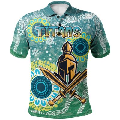Gold Coast Titans Christmas Polo Shirt - Custom Super Gold Coast Titans Polo Shirt