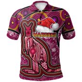 Maroons Rugby Polo Shirt - Custom Maroons Kangaroo Polo Shirt