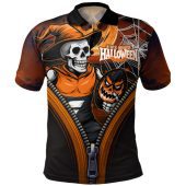 GWS GIANTS Polo Shirt Halloween Night Reaper Zipper
