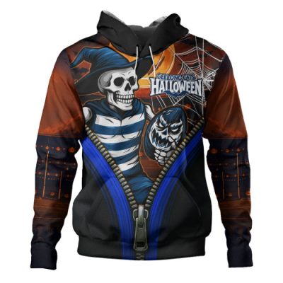 Geelong Cats Hoodie Halloween Night Reaper Zipper