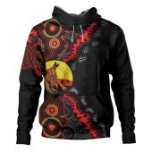 Indigenous Australian Aboriginal Hoodie Didgeridoo Sunset Dreaming
