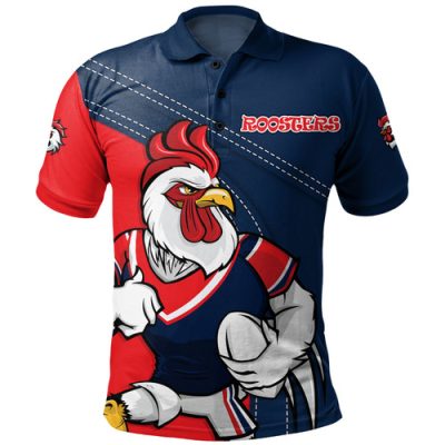 Sydney Roosters Polo Shirt Custom Team Of Us Die Hard Fan Supporters