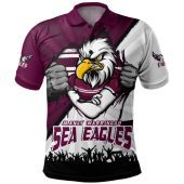 Manly Warringah Sea Eagles Polo Shirt Fearless Soul Series