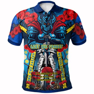 Gold Coast Titans Anzac Watercolour Custom Hoodie - Titans Anzac Day Commemoration Poppy Flower Hoodie