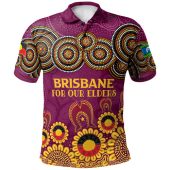 Brisbane Broncos Naidoc Polo Shirt - Custom Broncos For Our Elders Polo Shirt