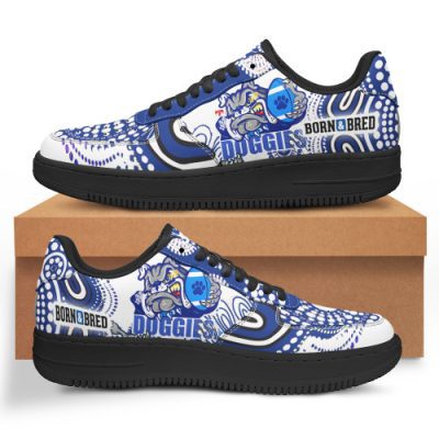 Australia Canterbury-Bankstown Bulldogs Low Top Sneakers F1 - Indigenous Doggies "Born & Bred" Low Top Sneakers F1