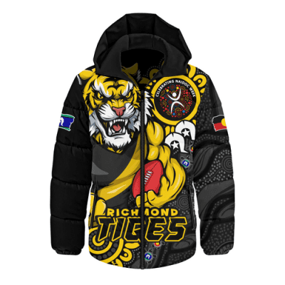 Richmond Hooded Padded Jacket Power Through Generations NAIDOC Edition