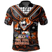 Wests Tigers Polo Shirt Aboriginal Inspired Naidoc Week Custom For Die Hard Fan Supporters