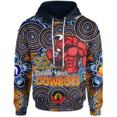 North Queensland Cowboys Hoodie - Custom Father's Day North Queensland Cowboys Aussie Super Dad Hoodie