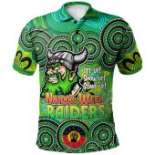 Canberra Raiders Polo Shirt - Custom Naidoc Week Super Canberra Raiders Polo Shirt