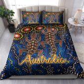Australia Indigenous Bedding Set - Australian art background - nature concept