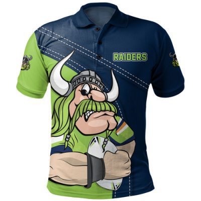 Canberra Raiders Polo Shirt Custom Team Of Us Die Hard Fan Supporters