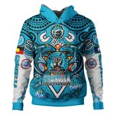 Cronulla-Sutherland Sharks Naidoc Hoodie - Custom Up Up Sharkies Naidoc Week For Our Elders Tribal Aboriginal Inspired Hoodie