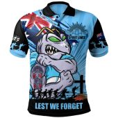 New South Wales Blues Polo Shirt Fearless ANZAC Defender