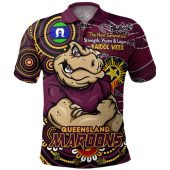 Queensland Maroons Polo Shirt Spirit Of NAIDOC Series