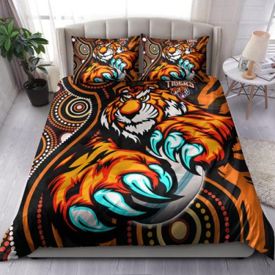 Australia Tigers Custom Indigenous Bedding Set - This is My Jungle Style