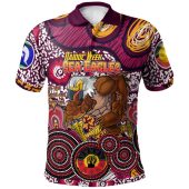 Manly Warringah Sea Eagles Polo Shirt - Custom Naidoc Week Manly Warringah Sea Eagles Polo Shirt