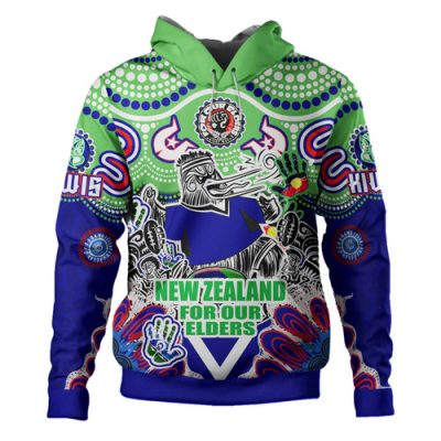 New Zealand Warriors Naidoc Hoodie - Custom New Zealand Warriors Kiwis Naidoc Week For Our Elders Hoodie