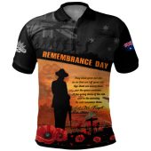 Australia Polo Shirt Remembrance Day Australia Honour The Fallen