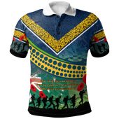 Australia Parramatta Eels Anzac Polo Shirt - Custom Parramatta Eels Remember Polo Shirt