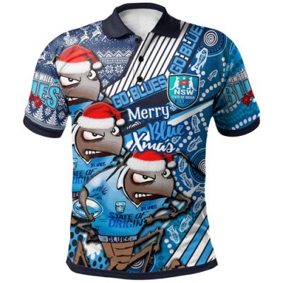 Cane Toads Blue Xmas Hoodie - Custom series NSW Cockroaches Cockroach's Army Indigenous Fishing Hoodie